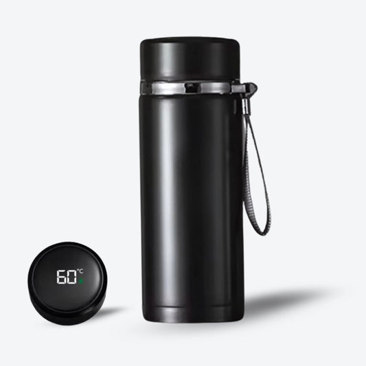 Gourde Intelligente à Isolation Thermique - Noir