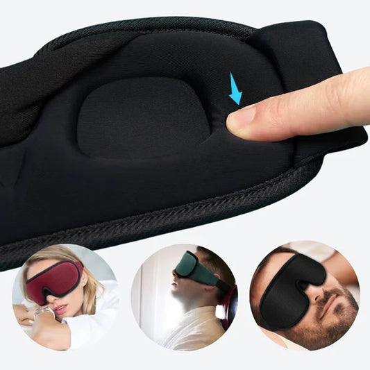 Masque de nuit 3D – Noir