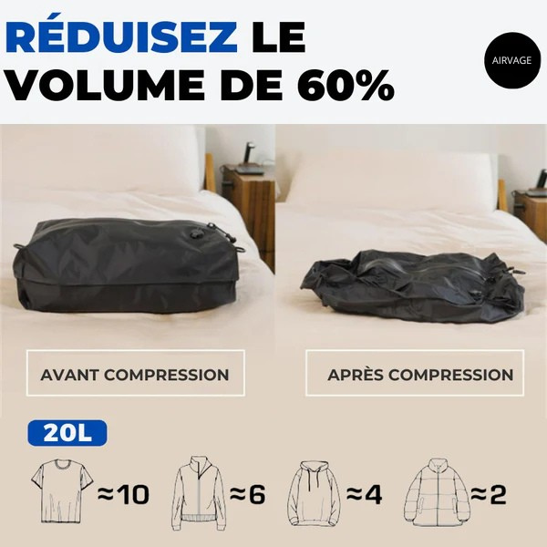 Bolsa de almacenamiento al vacío de aire - AIRVAGE