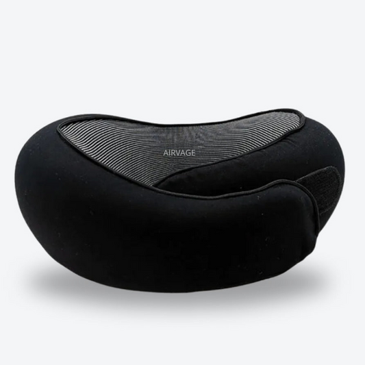 Oreiller de voyage ergonomique – Noir