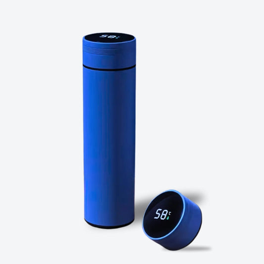 AIRVAGE Matte Black Smart Insulated Water Bottle – 500ml 